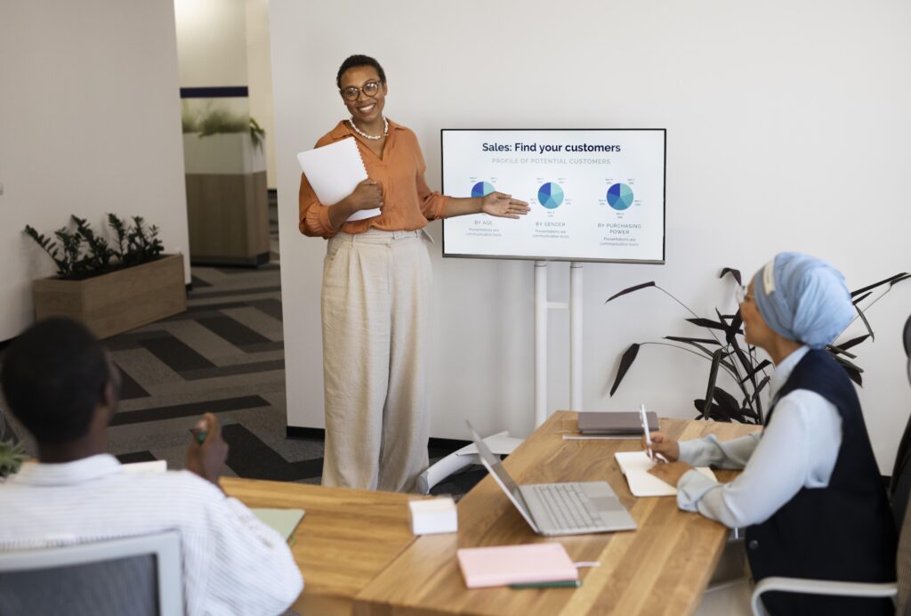 Male Employee Participating Training Session His New Office Job 1024x692